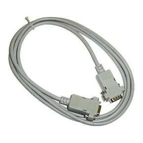Dátový kábel sériový RS-232, 9 pin M- 9 pin F, 2m, predlžovací, šedý, Logo, blister